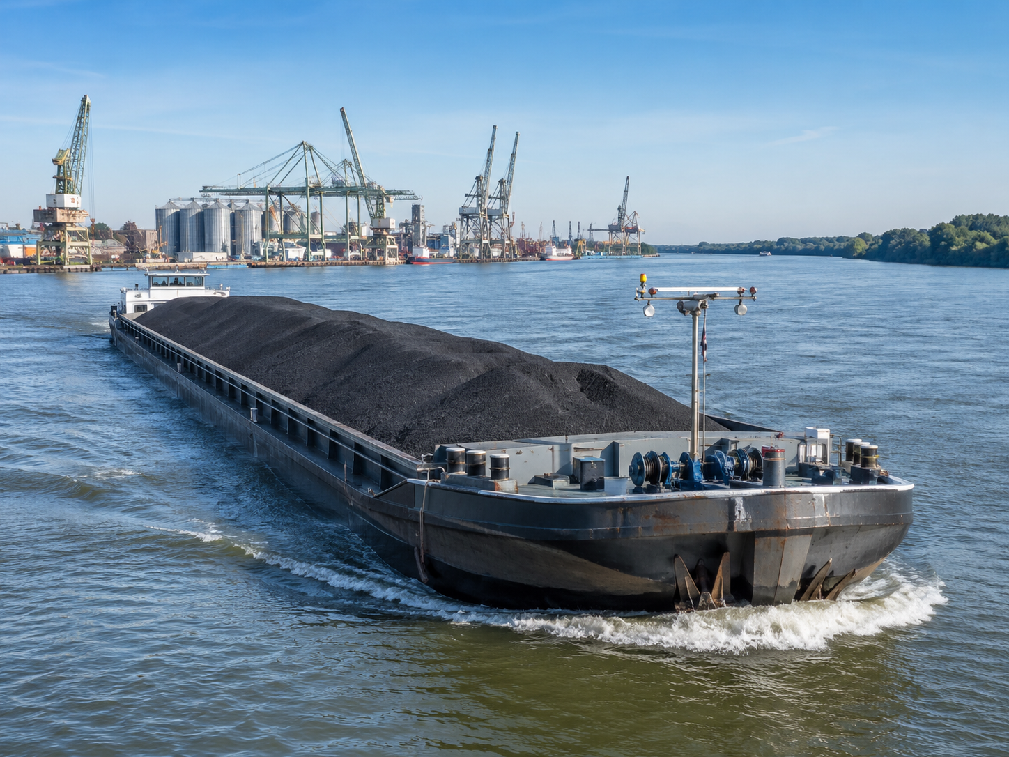 Transport fluvial marfă vrac
